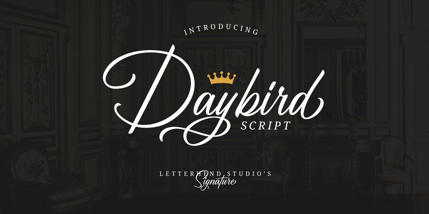 Daybird Script Regular Font preview